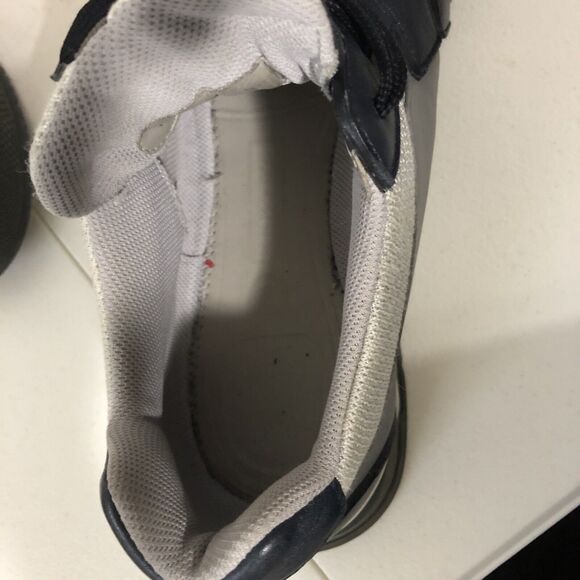 LUXURY PRADA MECHANO SNEAKERS SHOES 4E2748 GREY LEATHER US 8.5 Authentic! COA - Picture 5 of 10